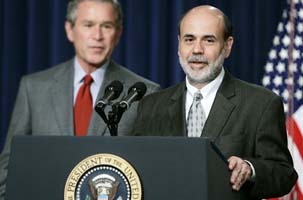 george walker bush - shalom bernanke