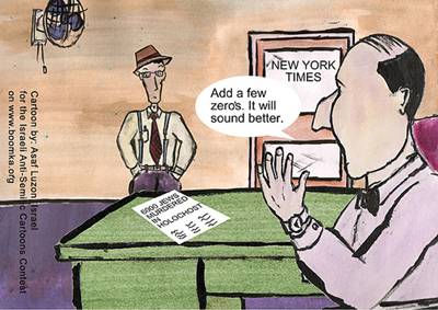 Asaf Luzon Anti-Semitic Cartoons Contest Gilad Atzmon Self-Haters Unite 